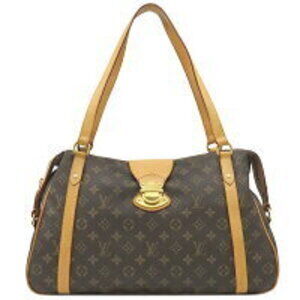 Louis Vuitton Stresa Monogram Canvas Shoulder Bag Brown